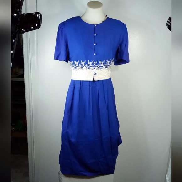 Kari's Korner Midi Dress Sz 16WP - Picture 6 of 11